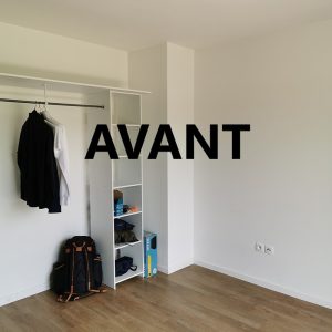 Chambre avant projet décoration ID'Harmonies à Bayonne