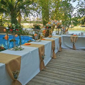 Décoration événement professionnelle dans un hôtel 4 étoiles à Bayonne par Marion PIRAUBE