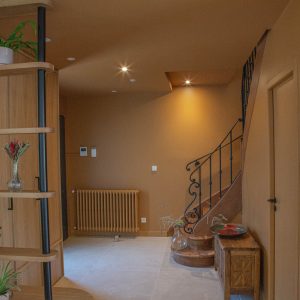 Décoration et agencement d'une entrée d'une villa, par l'agence ID'Harmonies - Marion PIRAUBE