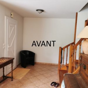 Avant projet de deco d'une entrée de maison individuelle au Pays-Basque, agence ID'Harmonies- Marion PIRAUBE