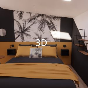 decoration-interieure-biarritz-vacances-3D-chambre-parentale-idharmonies