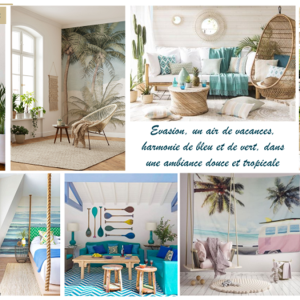 Planches d'inspirations pour le projet bord de mer avec un air d'évasion dans les Landes