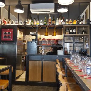 Agencement sur mesure bar à viandes Biarritz